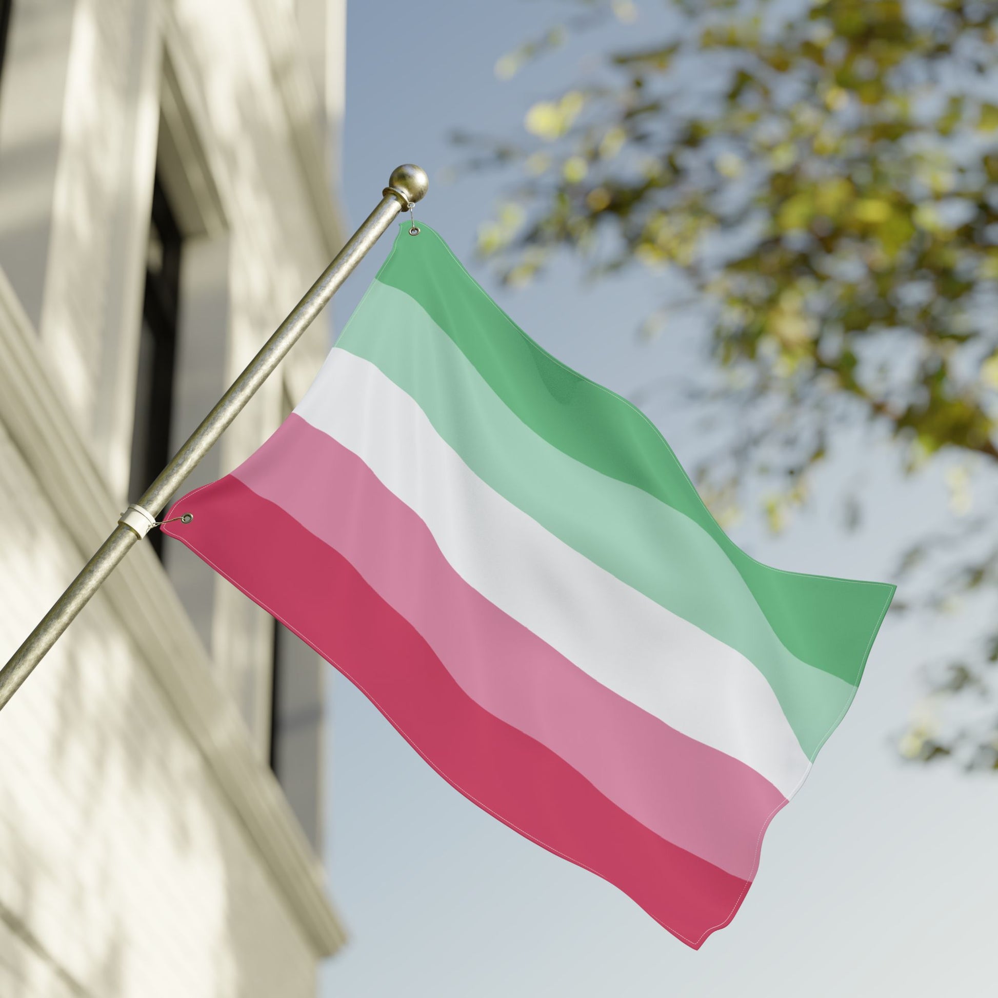 24'' × 36'' Abrosexual Double-Sided Pride Flag with Grommets