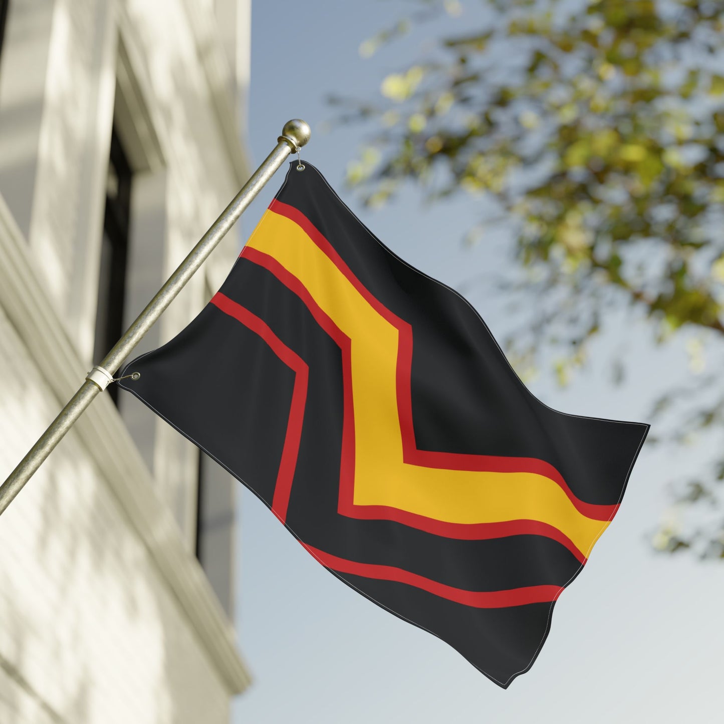 24'' × 36'' Rubber Pride Flag with Grommets