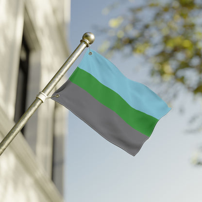 12'' × 18'' Autoromantic Pride Flag with Grommets