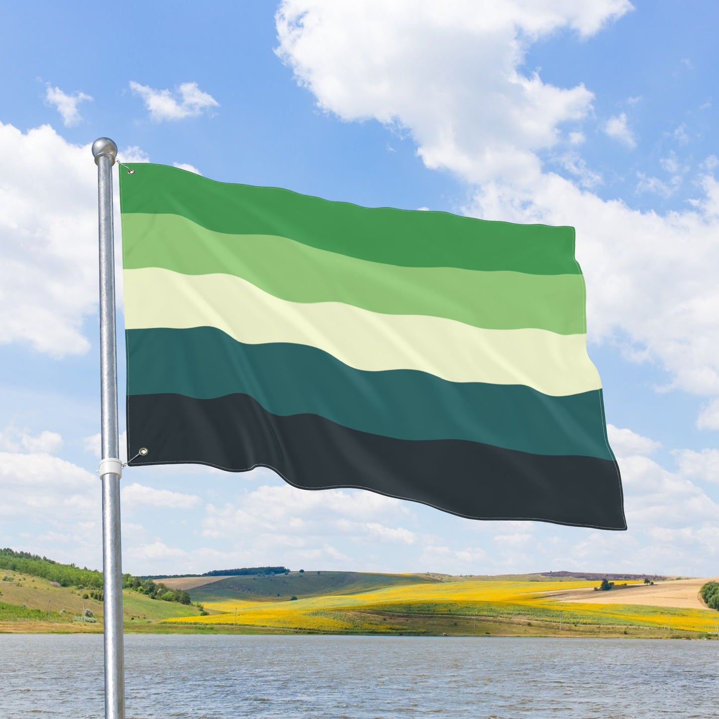 Aromantic Spectrum Pride Flag with Grommets