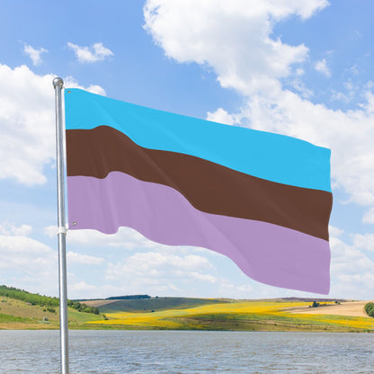 Androsexual Double-Sided Pride Flag with Grommets