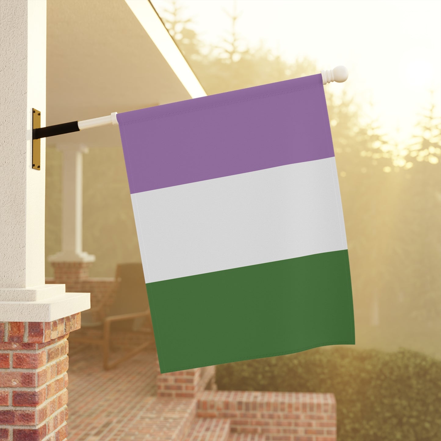 Genderqueer Pride Garden Flag Banner