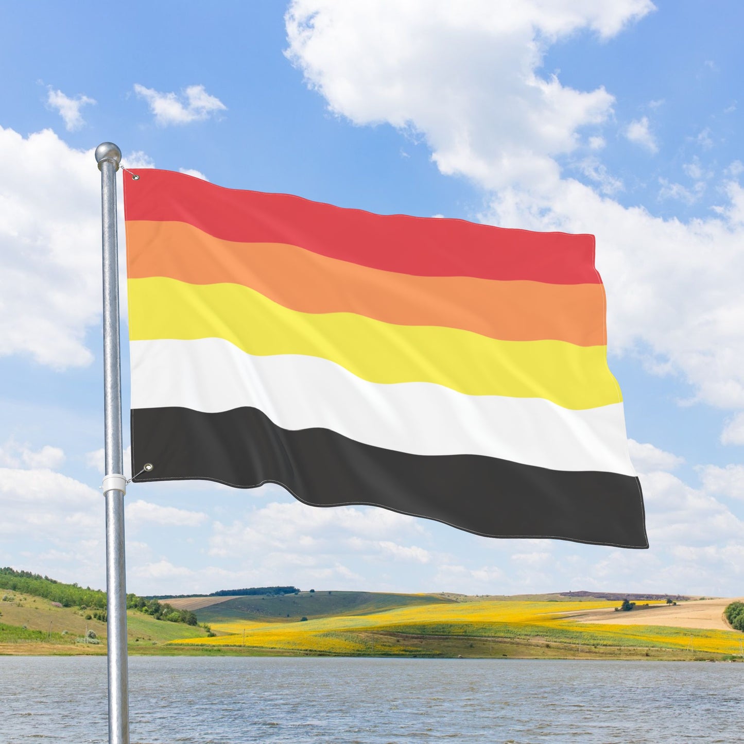 Lithromantic Pride Flag with Grommets