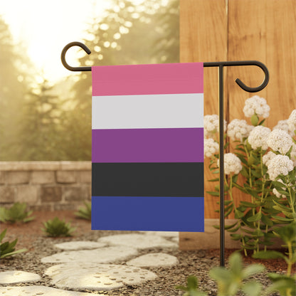 Genderfluid Pride Garden Flag Banner