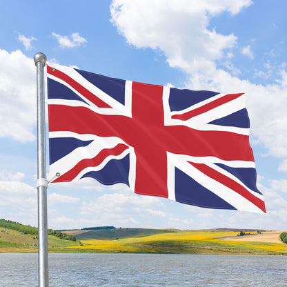 United Kingdom Flag with Grommets