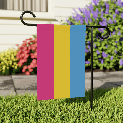 Pansexual Pride Garden Banner