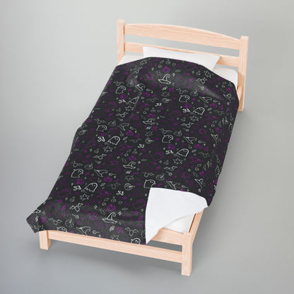Demisexual Pride Halloween Velveteen Plush Blanket