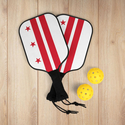 Washington, D.C. Flag Pickleball Kit