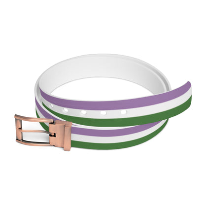 Genderqueer Pride Flag Belt
