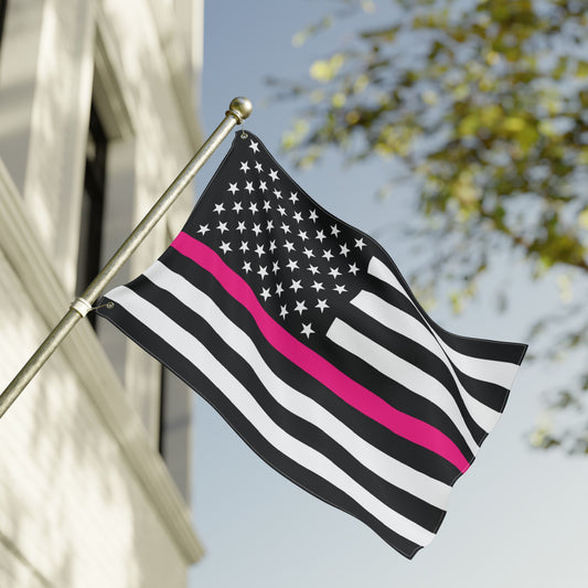 24'' × 36'' USA Thin Pink Line American Flag with Grommets