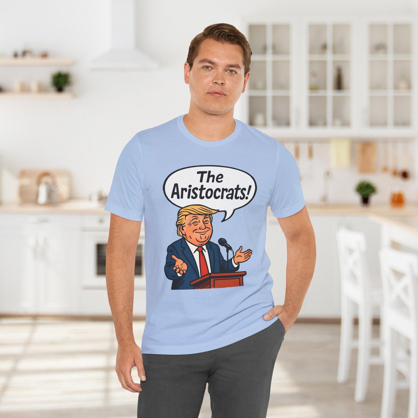 Baby Blue Trump Aristocrats T-Shirt