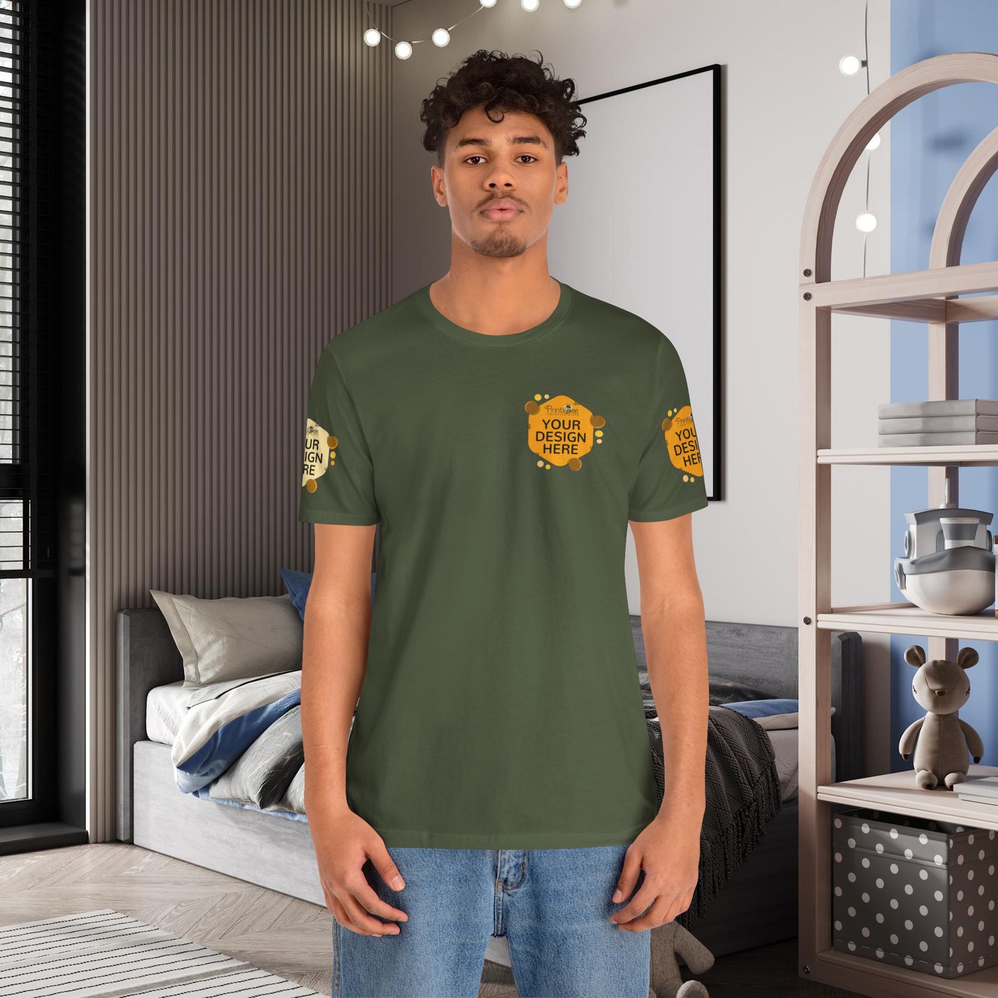 Custom Green Hues Tees for BELLA+CANVAS® 3001