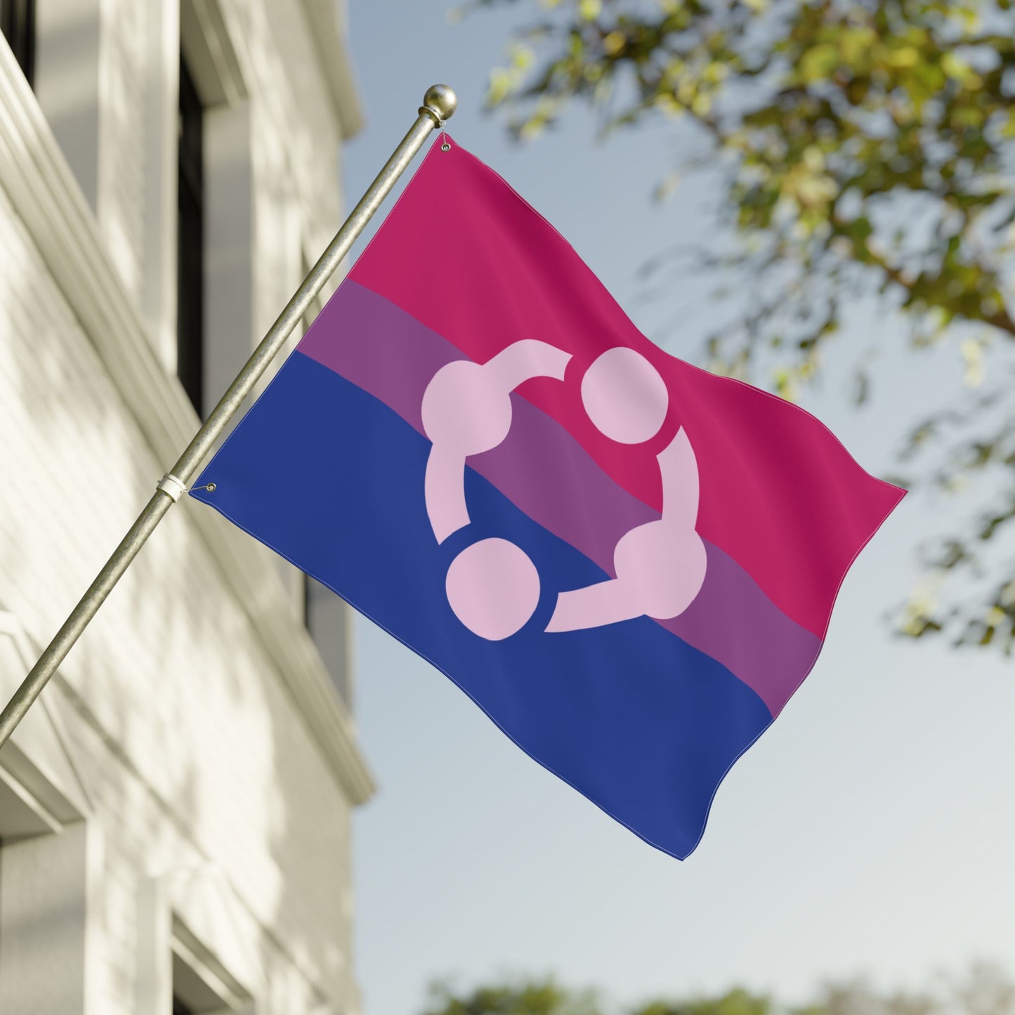 30'' × 40'' Bisexual Fetish Pride Flag with Grommets