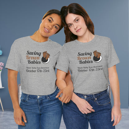 Quietly United in Loss Together Non-Profit, Saving Brown Babies Charity Tee, Pregnancy & Infant Loss Awareness