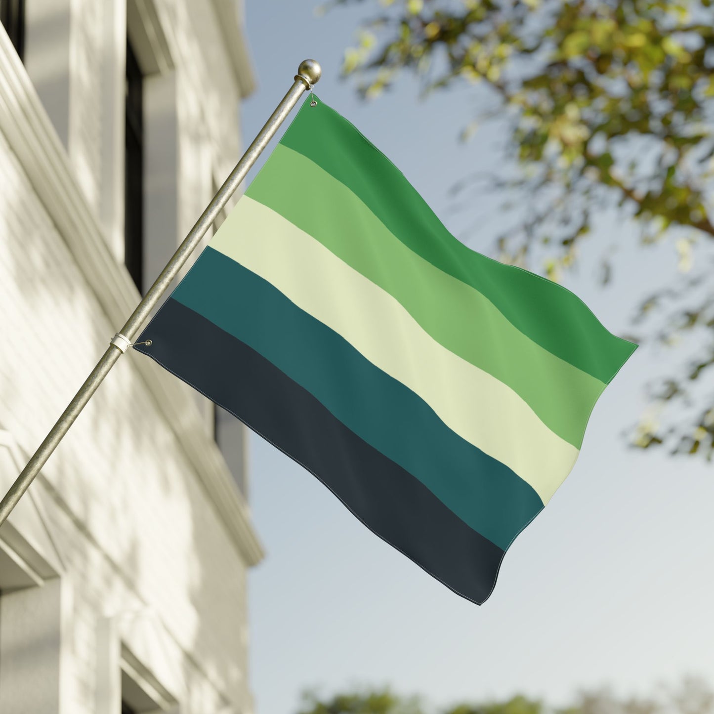 30'' × 40'' Aromantic Spectrum Pride Flag with Grommets