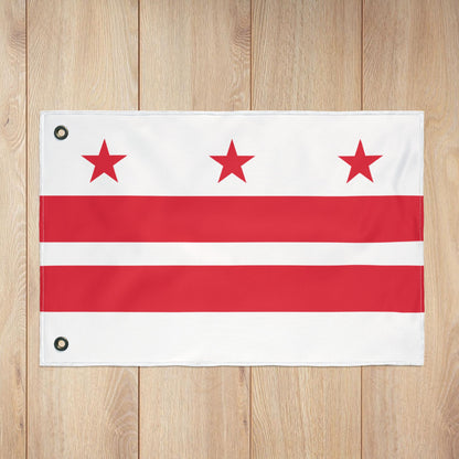 Washington, D.C. DC Double-Sided Flag with Grommets