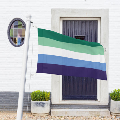 Gay Men Pride 5-Stripe Flag