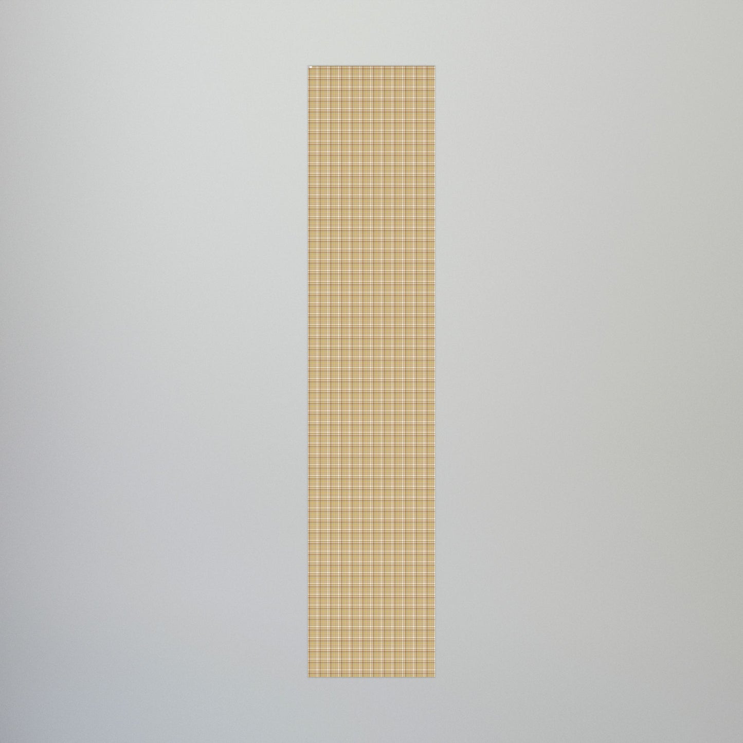 Christmas Gold & Grey Plaid Gift Wrapping Paper Roll