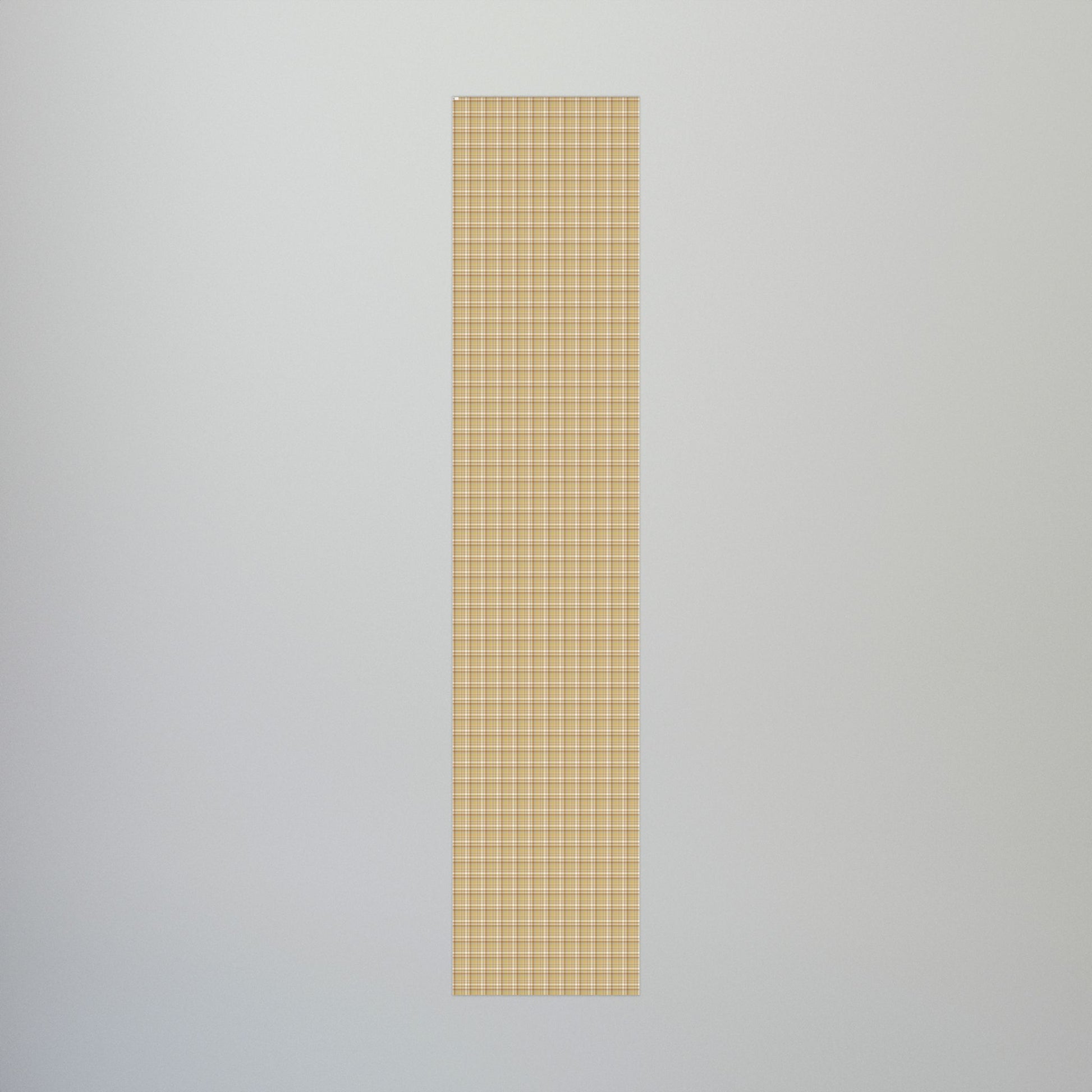 Christmas Gold & Grey Plaid Gift Wrapping Paper Roll