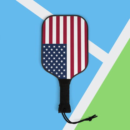 America U.S.A. Flag Pickleball Kit