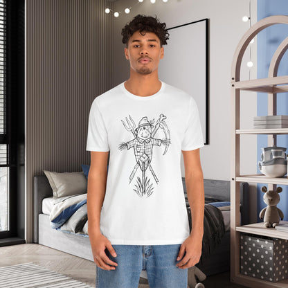 Scarecrow Lovebird, Line Art Tee