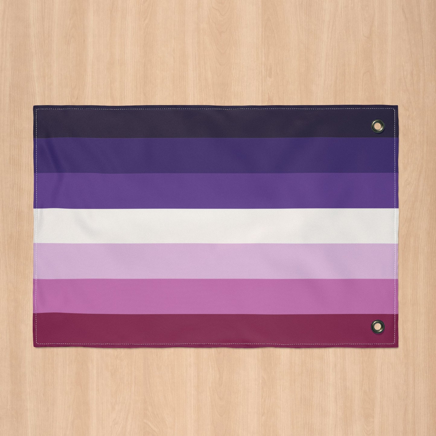 Butch Lesbian Purple Double-Sided Pride Flag with Grommets