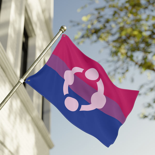 24'' × 36'' Bisexual Fetish Pride Flag with Grommets