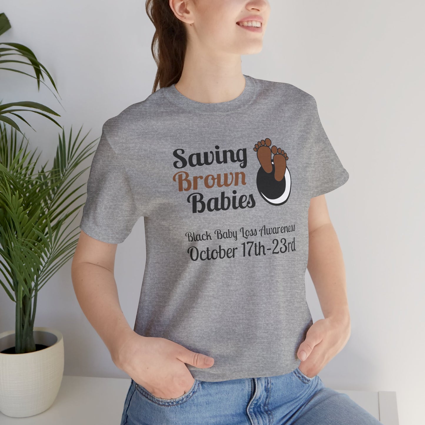 Quietly United in Loss Together Camiseta benéfica sin fines de lucro / Saving Brown Babies, Concientización sobre la pérdida del embarazo y del bebé