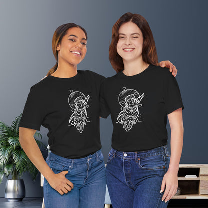 Frankenstein Lovebird, Line Art Tee