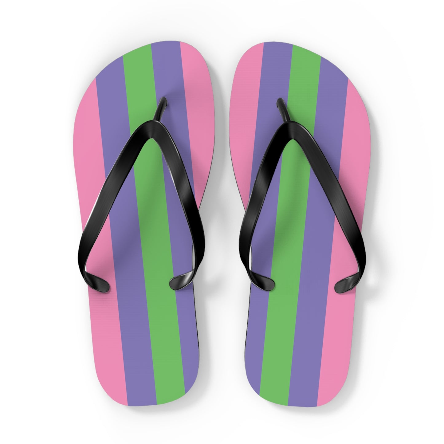 Trigender Pride Flip Flops