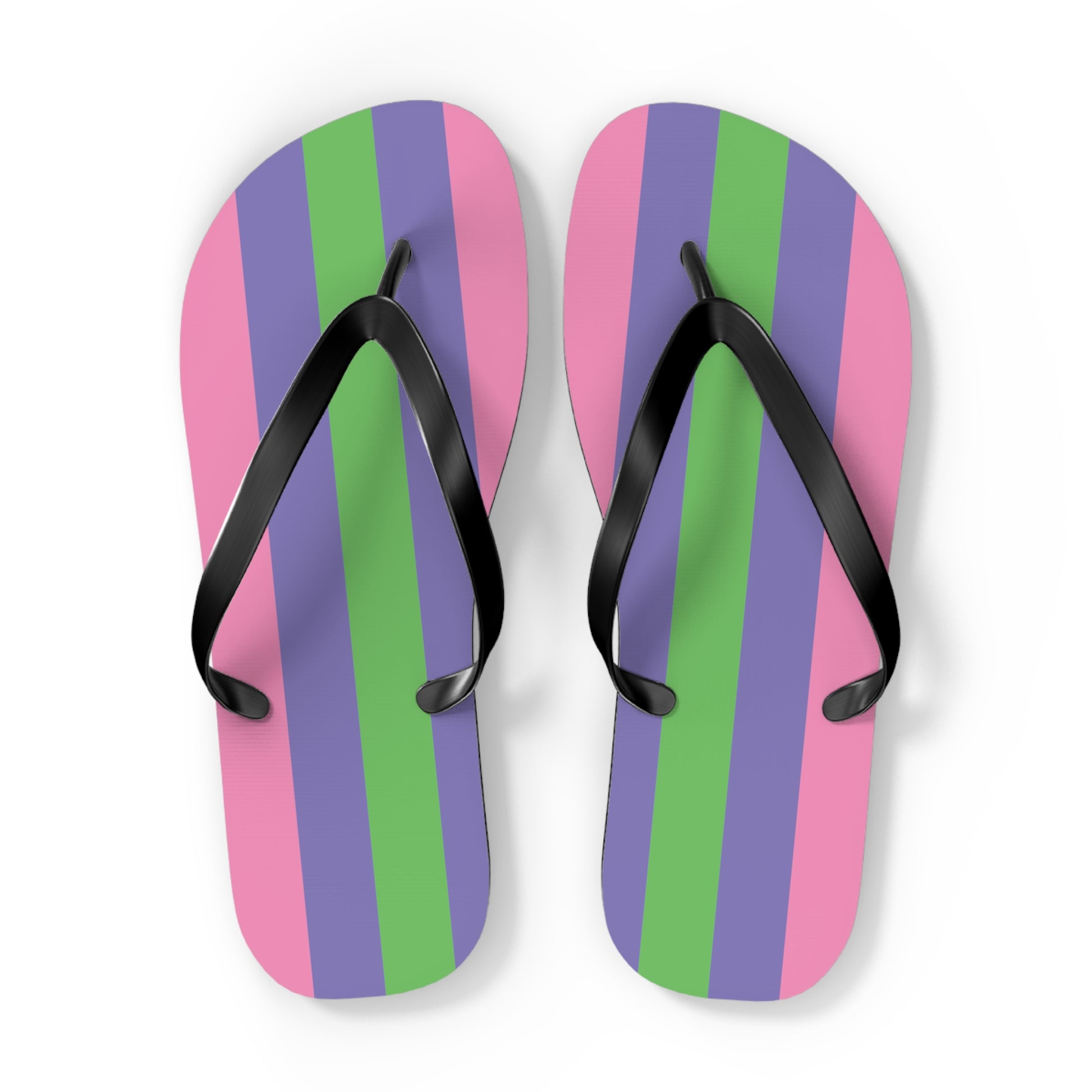 Trigender Pride Flip Flops