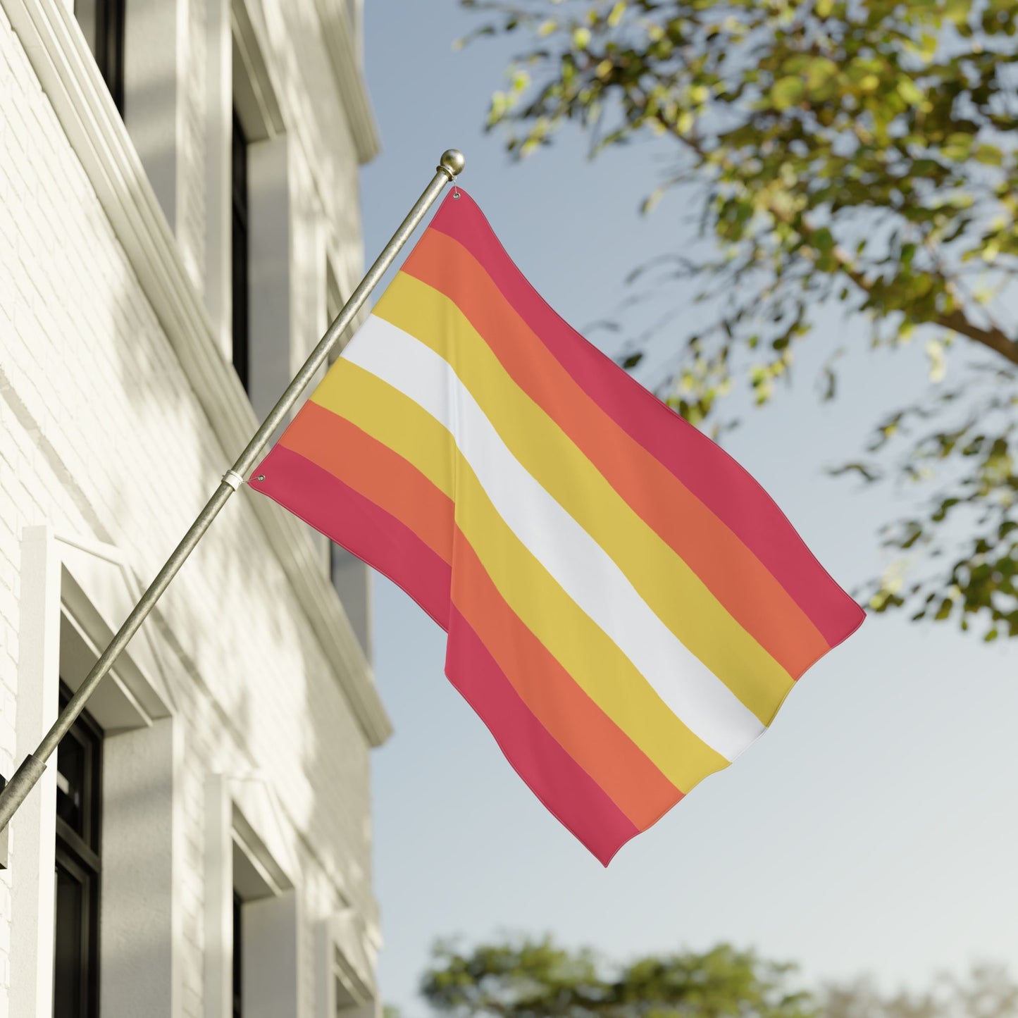 36'' × 60'' Non-Binary Girl Pride Flag with Grommets