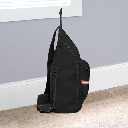 Non-Binary Girl Pride Black Minimalist Cross Body Sling Bag