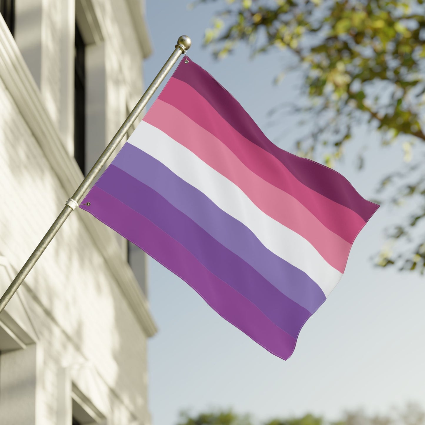 30'' × 40'' Almondsexual Double-Sided Pride Flag with Grommets