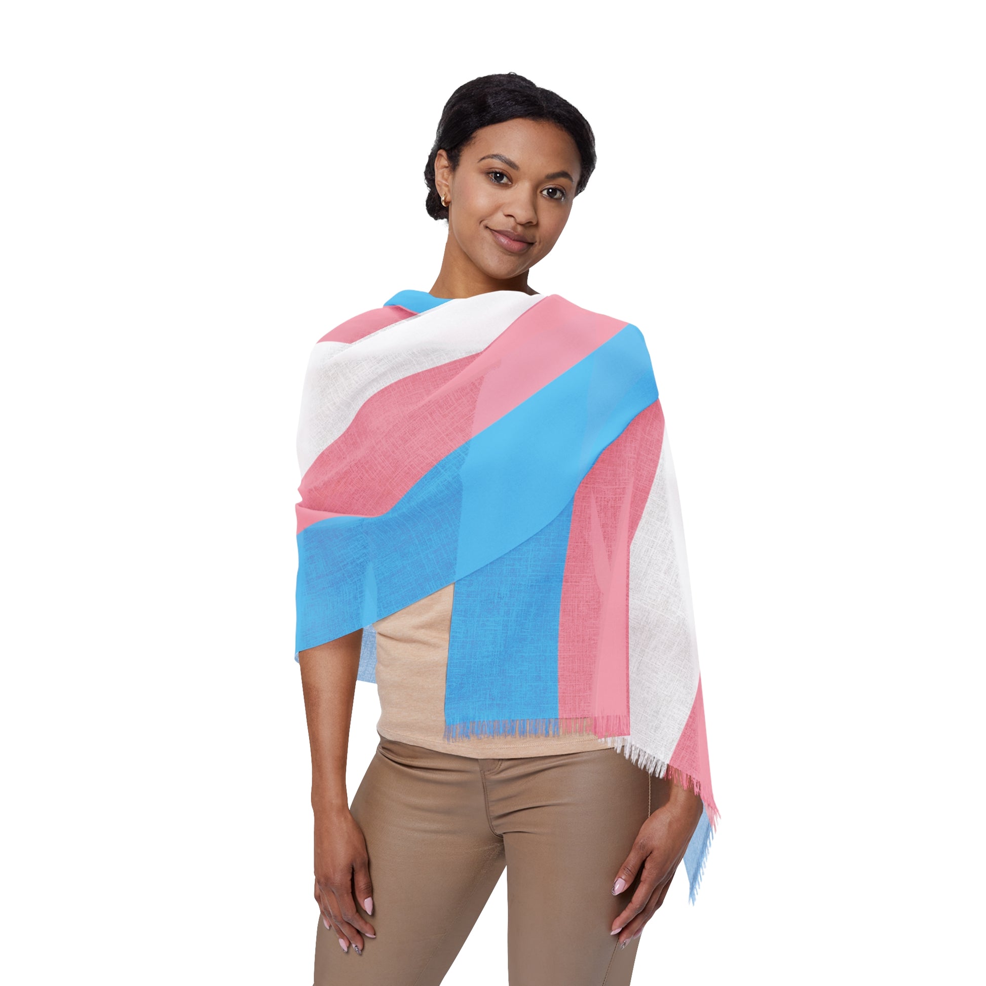 27" × 71'' Transgender Pride Lightweight Scarf