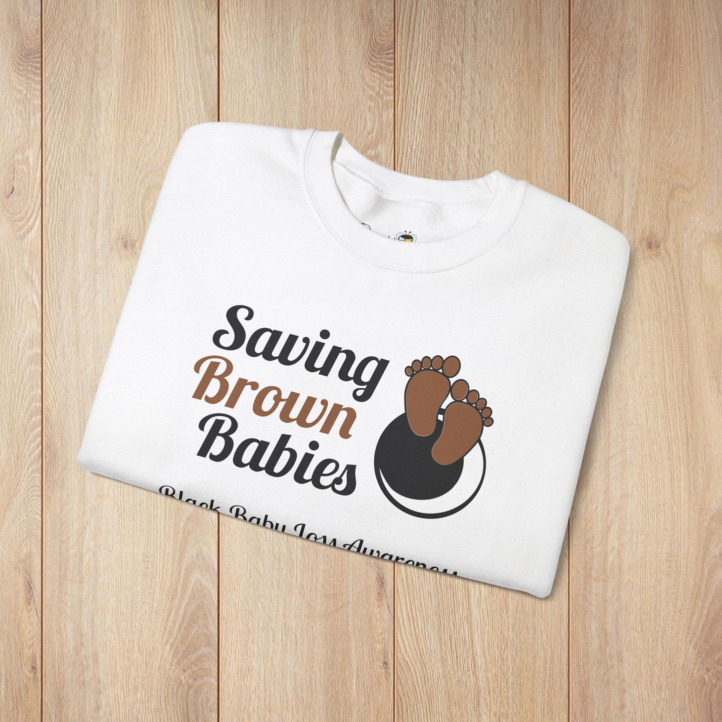 Quietly United in Loss Together Sin fines de lucro / Saving Brown Babies Charity Crew Neck Sudadera, Embarazo y Concientización sobre la pérdida infantil