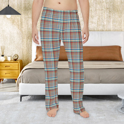 Brown, Red & Blue Aurora OH Plaid Pajama Pants