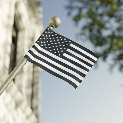 Black & White U.S.A. Flag