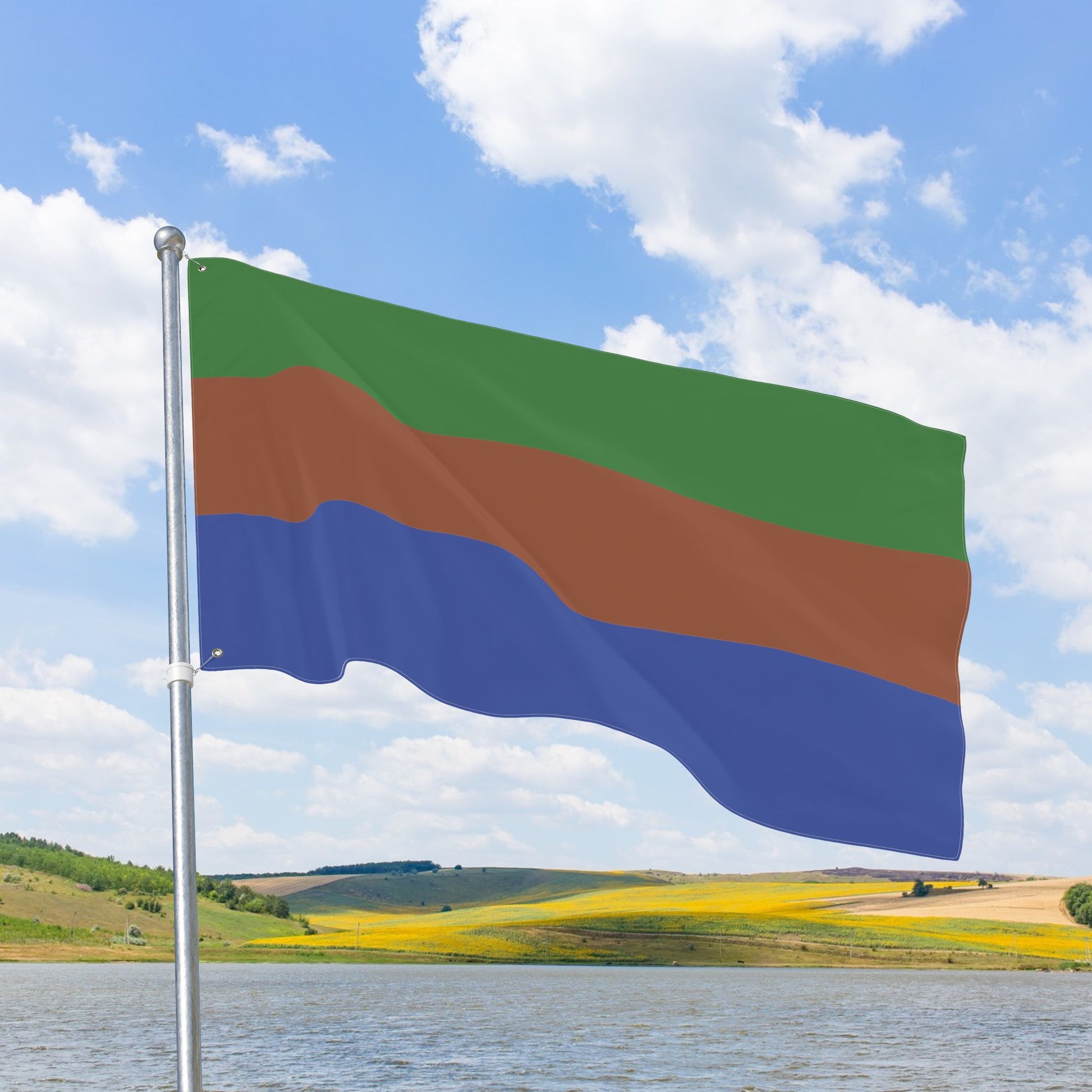 Sapiosexual Pride Double-Sided Flag with Grommets