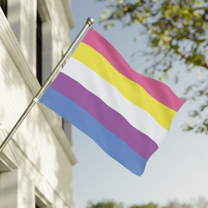 30'' × 40'' Bigender Pride Flag with Grommets