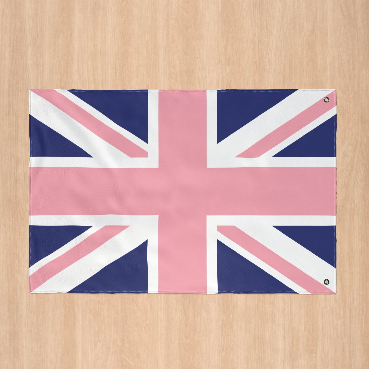 UK Gay Pride Pink Flag with Grommets