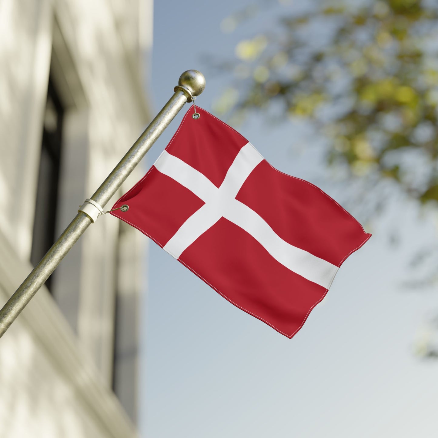 12'' × 18'' Denmark Flag with Grommets