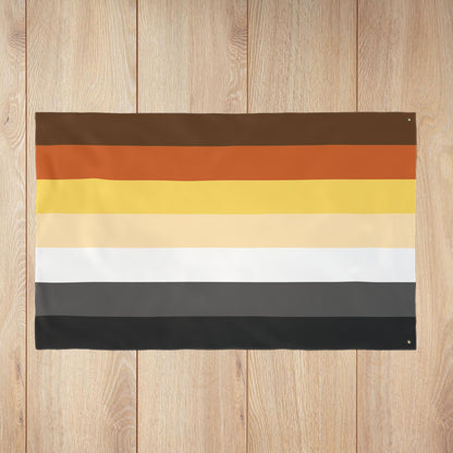 Bear Pride Double-Sided Flag with Grommets