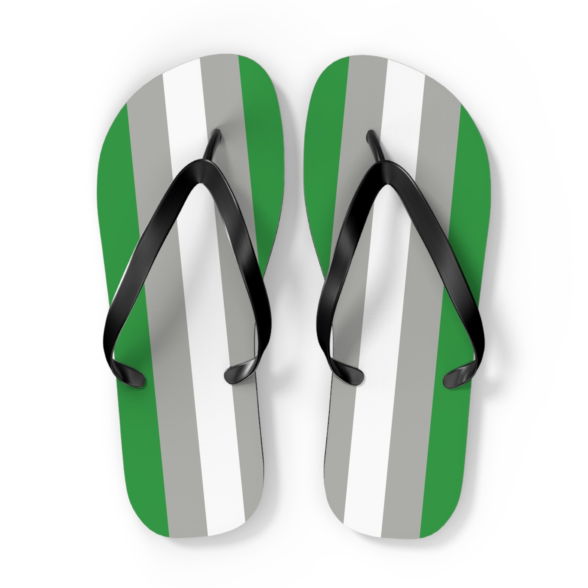 Greyromantic Pride Flip Flops