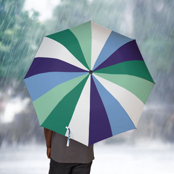 One size Gay Men 5-Stripe Pride Umbrella