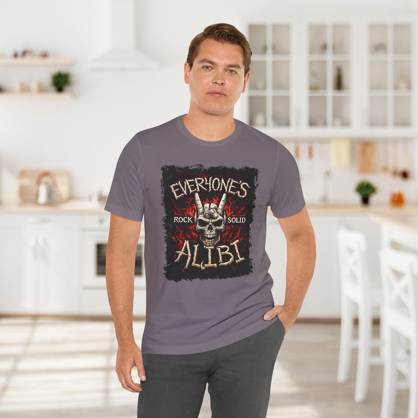 Storm Everyone's Alibi Skull Hand T-Shirt
