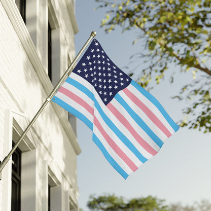 36'' × 60'' USA Transgender Pride Flag with Grommets
