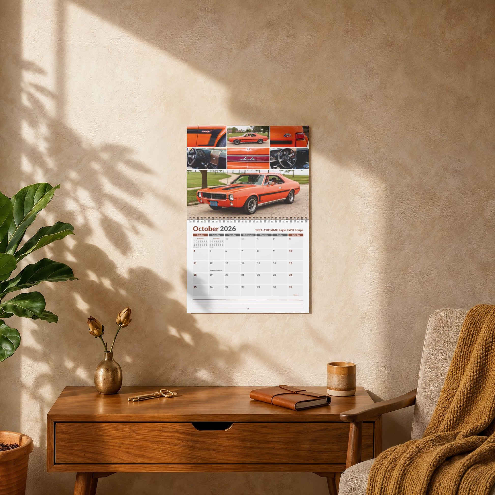 2026- AMC Javelin / AMX Wall Calendar • AMC Homecoming 2025