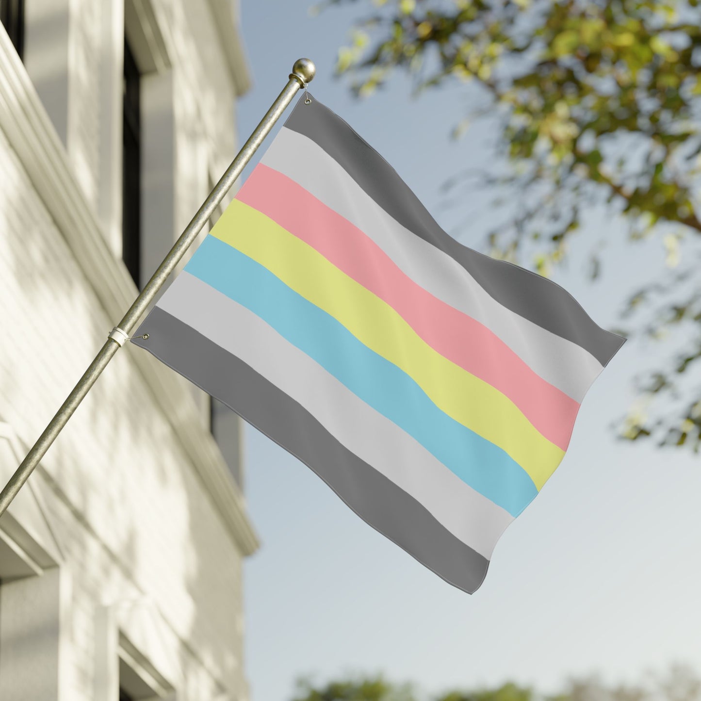30'' × 40'' Demiflux Double-Sided Pride Flag with Grommets
