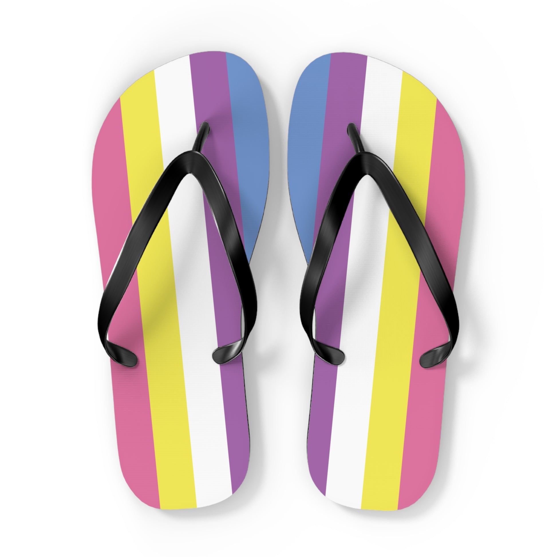Bigender Pride Flip Flops